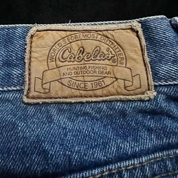 Cabela’s Men's 36 Regular Roughneck Upland Hunting Double Knee Jeans Brush Pants - Picture 4 of 9